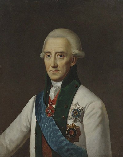 Vaszilij Csicsagov admirális portréja 1726-1809. alkotó: Unbekannt