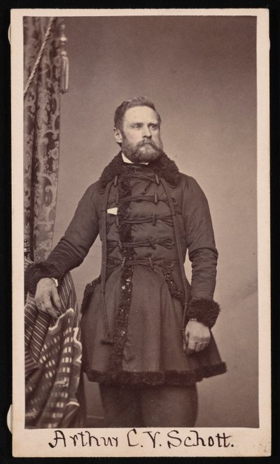 Arthur Carl Victor Schott portréja 1814-1875, 1875 előtt. alkotó: Unbekannt