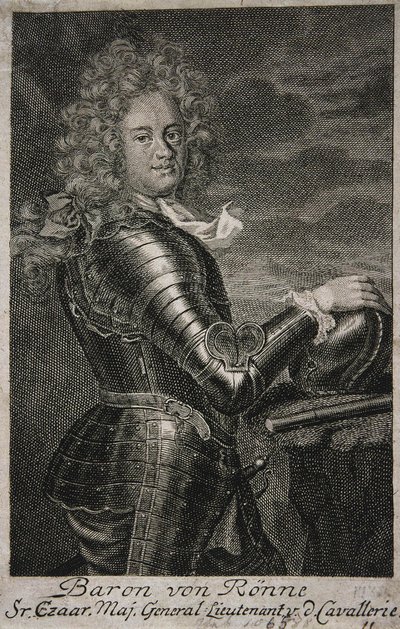 Carl Ewald von Roenne báró portréja, 16631716 alkotó: Unbekannt