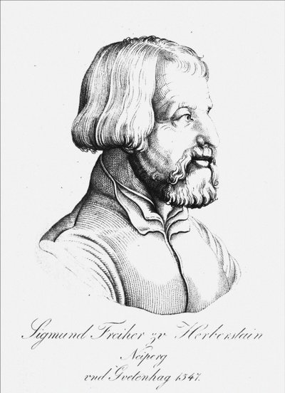 Sigmund von Herberstein báró lengyelországi és oroszországi nagykövet portréja, 1547 alkotó: Unbekannt