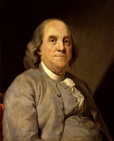Benjamin Franklin portréja alkotó: Unbekannt