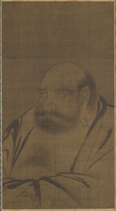 Bodhidharma portréja, 14. század. alkotó: Unbekannt