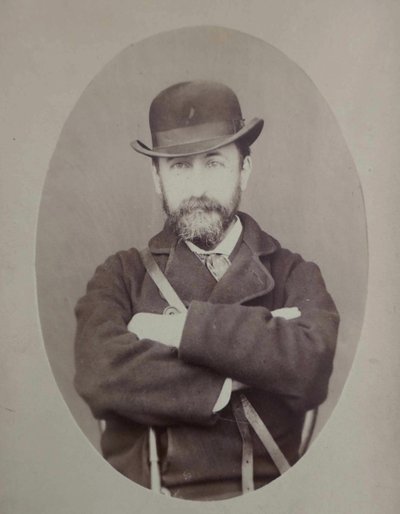Camille Saint-Saens portréja 1835-1921, 1870. alkotó: Unbekannt