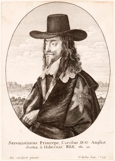 I. Károly portréja, kocsma. 1649. alkotó: Unbekannt