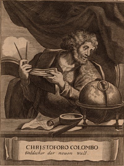 Kolumbusz Kristóf portréja, 1681. alkotó: Unbekannt