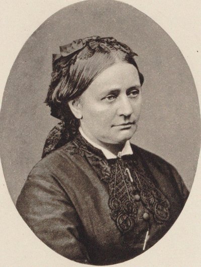Clara Schumann portréja 1819-1896, 1870. alkotó: Unbekannt