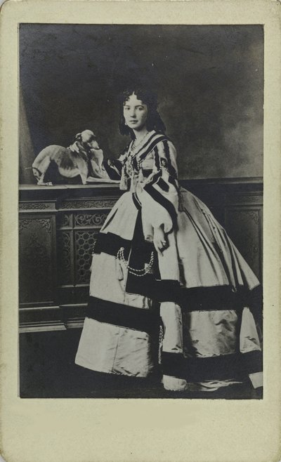 Cora Pearl portréja 1836-1886, kb. 1865. alkotó: Unbekannt