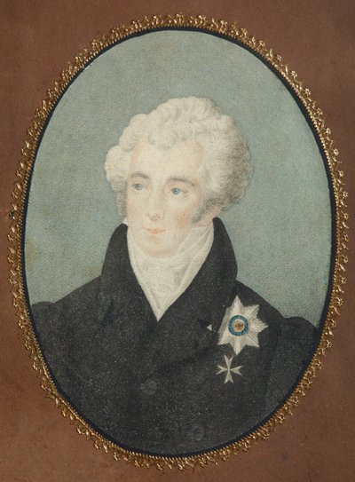 Alekszandr Lvovics Nariskin gróf portréja 1760-1826, XIX. század második negyede alkotó: Unbekannt