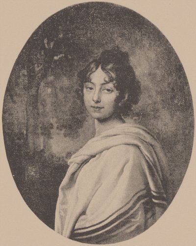 Maria Pavlovna von Pahlen grófnő portréja, szül.: Skavronskaya, c. 1810 alkotó: Unbekannt