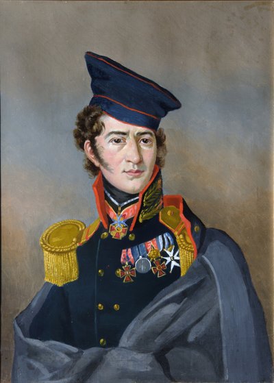 Dmitrij Alekszejevics Stolypin portréja 1785-1826, 19. század eleje. alkotó: Unbekannt