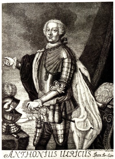 Anthony Ulrich brunswicki herceg portréja 1714-1774 alkotó: Unbekannt