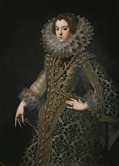 Francia Erzsébet portréja 1602-1644, spanyol királynő hitvese, kb. 1620 alkotó: Unbekannt