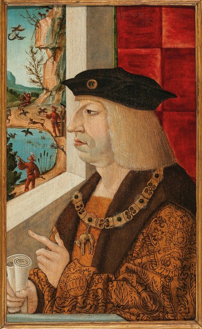 I. Maximilian császár portréja 1459-1519, 16. század. alkotó: Unbekannt