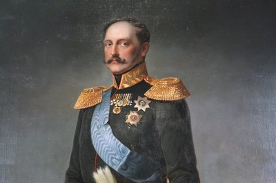 „I. Miklós császár portréja”, 19. század közepe alkotó: Unbekannt