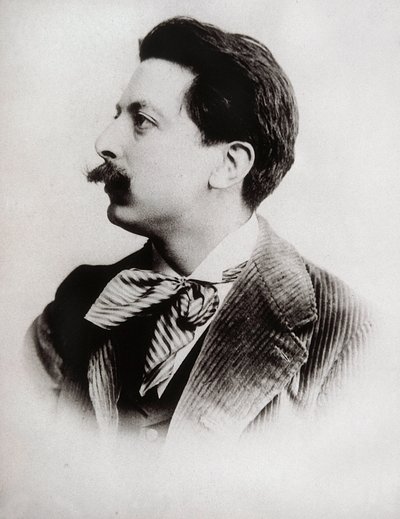 Enrique Granados (1867-1916) spanyol zeneszerző és zongoraművész portréja. Fénykép. alkotó: Unbekannt