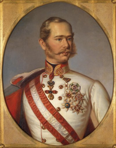 I. Ferenc József osztrák portréja, 1855 körül alkotó: Unbekannt
