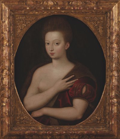 Gabrielle dEstrées portréja 1573-1599, 1600 előtt. alkotó: Unbekannt