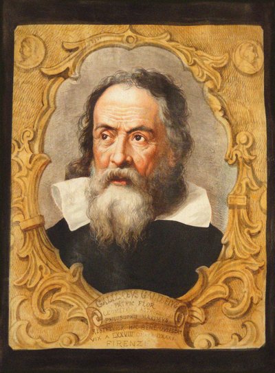 Galileo Galilei portréja. alkotó: Unbekannt