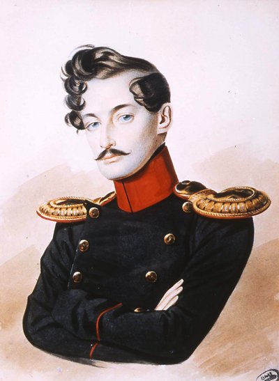 Georges-Charles de Heeckeren dAnthès portréja 1812-1895, 1830-as évek alkotó: Unbekannt