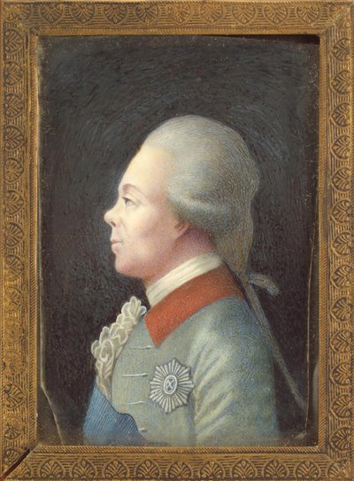 Pavel Petrovich nagyherceg portréja 1754-1801, 1780-as évek alkotó: Unbekannt