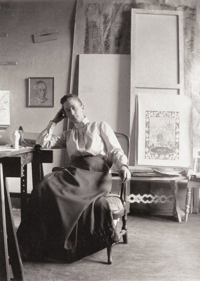 Hilma af Klingt portréja 1862-1944, c. 1900 alkotó: Unbekannt
