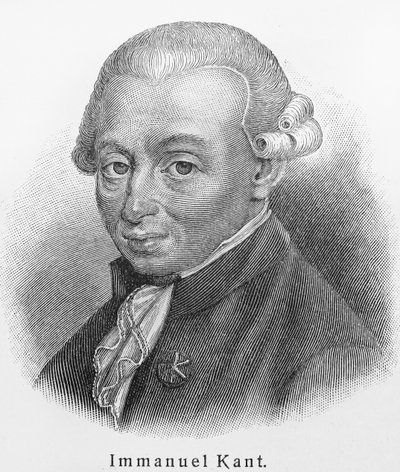 Immanuel Kant portréja 1724-1804 alkotó: Unbekannt