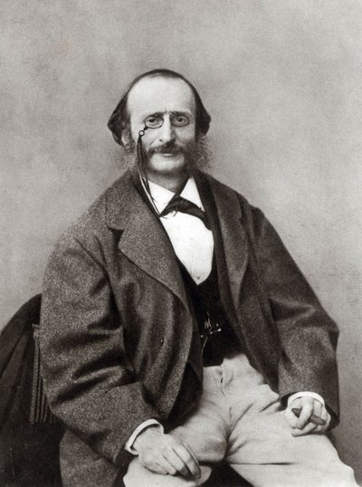 Jacques Offenbach portréja 1819-1880, kb. 1865. alkotó: Unbekannt