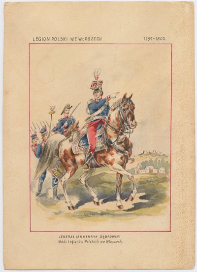 Jan Henryk Dabrowski portréja, c. 1797-1800 alkotó: Unbekannt