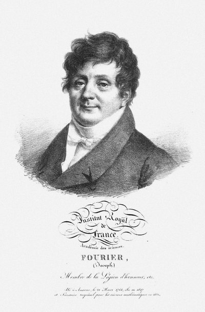 Jean Baptiste Joseph Fourier portréja 1768-1830 alkotó: Unbekannt