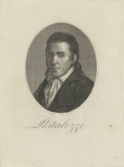 Johann Heinrich Pestalozzi portréja 1746-1827, 1805. alkotó: Unbekannt