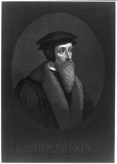 Kálvin János portréja 1509-1564, 19. század eleje. alkotó: Unbekannt