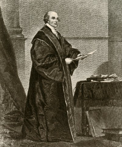 John Jay portréja talárjában, mint az Egyesült Államok első főbírója, 1780, 1937. alkotó: Unbekannt