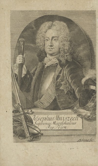 Jozef Wandalin Mniszech portréja 1670-1747, 1734 előtt. alkotó: Unbekannt