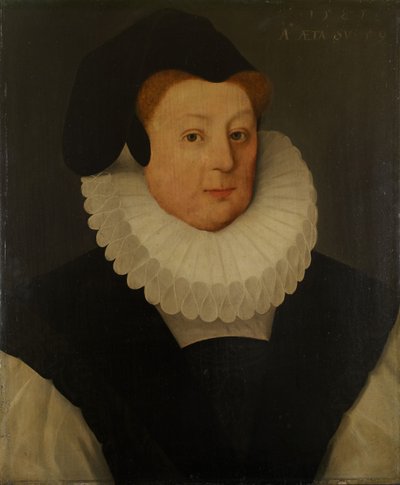 Katherine, Lady Gresley portréja, 1585. alkotó: Unbekannt