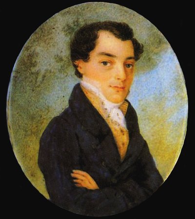 Kondratij Fjodorovics Rylejev portréja 1795-1826, 1826 után alkotó: Unbekannt