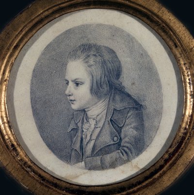 Louis-Charles, 1785-1795 francia királyi herceg portréja, az 1790-es évek eleje. alkotó: Unbekannt