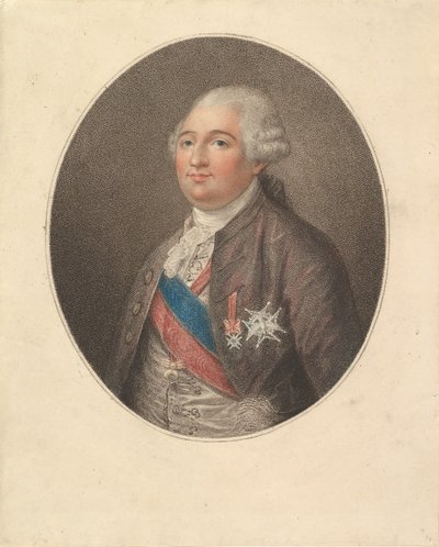 XVI. Lajos portréja, 18. század vége. alkotó: Unbekannt