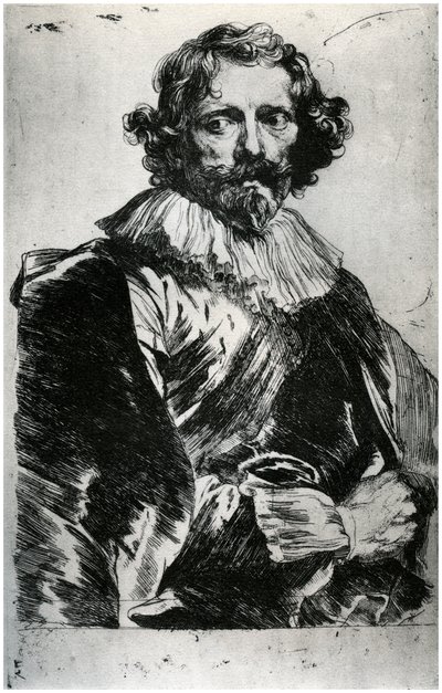 Lucas Vorsterman portréja, 1627-1632 1958 alkotó: Unbekannt