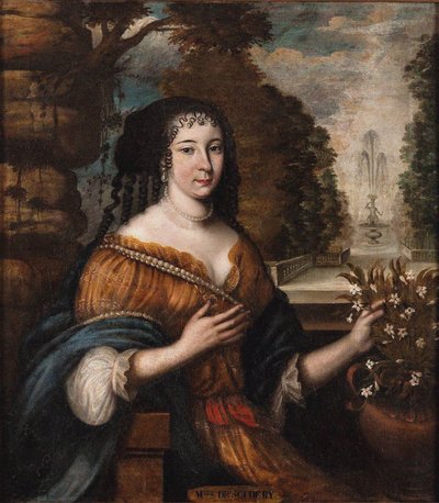 Madeleine de Scudéry portréja 1607-1701, 17. század. alkotó: Unbekannt