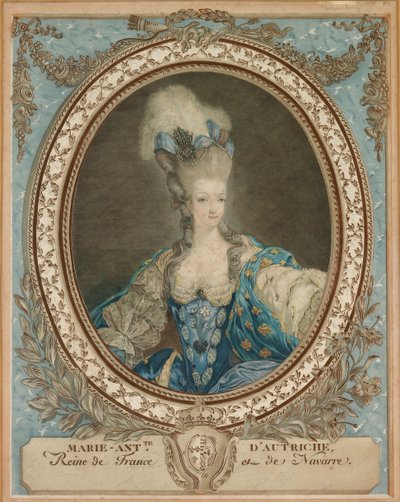 Marie Antoinette portréja 1755-1793, XVIII. század második fele. alkotó: Unbekannt
