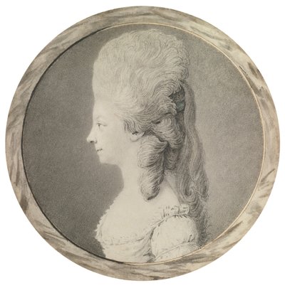 Savoyai Marie Louise 1749-1792, lamballei hercegnő portréja, XVIII. század második fele alkotó: Unbekannt