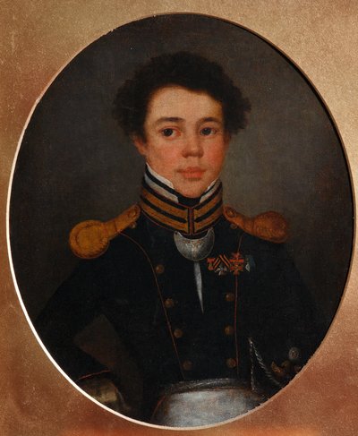 Mihail Ivanovics Ozerov portréja 1792-1867, p. 1815 alkotó: Unbekannt