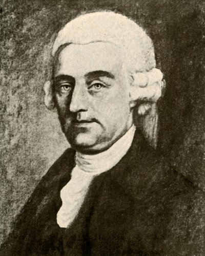 A bostoni Nathaniel Appleton portréja, fehér parókában, felfújt parókában, 1740, 1937. alkotó: Unbekannt