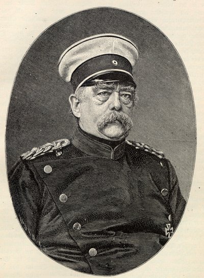 Otto von Bismarck portréja 1815-1898. alkotó: Unbekannt