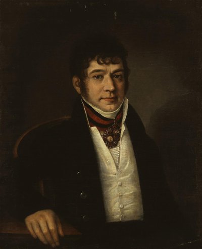 Platon Bogdanovics Ogarev portréja 1777-1838, 1810p alkotó: Unbekannt