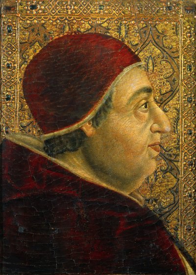Sándor pápa portréja 1431-1503, 1490-es évek. alkotó: Unbekannt