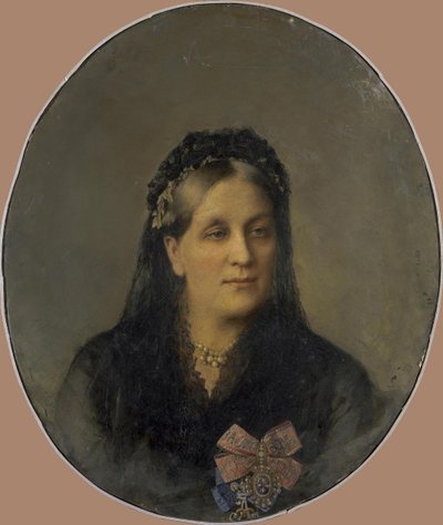 Mária Alekszandrovna Dolgorukaja hercegnő portréja, szül.: Apraxina 1816-1892, XIX. második fele alkotó: Unbekannt