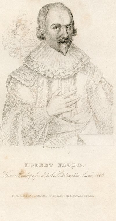 Robert Fludd portréja 1574-1637, 1626 alkotó: Unbekannt