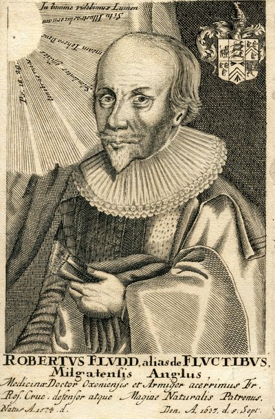 Robert Fludd portréja 1574-1637, 17. század alkotó: Unbekannt