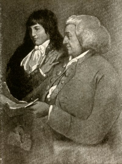 Samuel Shoemaker bobwigban és fiának portréja, 1789, 1937. alkotó: Unbekannt